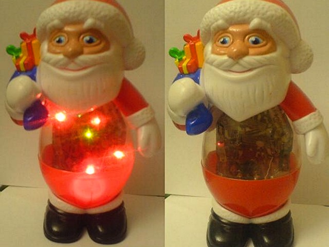 LED тюнинг деда мороза