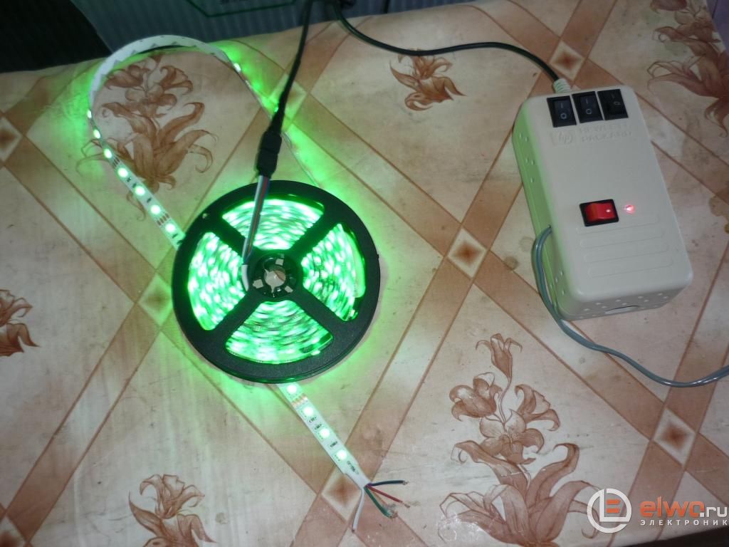 ПОДСВЕТКА ИЗ RGB ЛЕНТЫ 1
